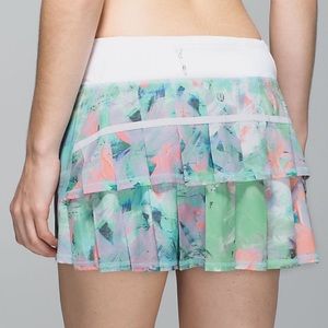 Lululemon Run: Pace Setter Skirt (Regular) - Spry Blue / Twin Stripe Spry  Blue - lulu fanatics